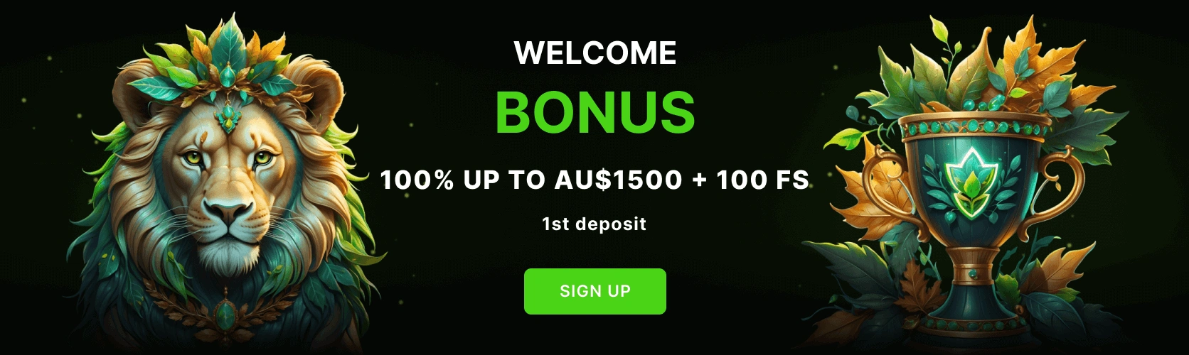 Neospin Australia welcome bonus hero banner